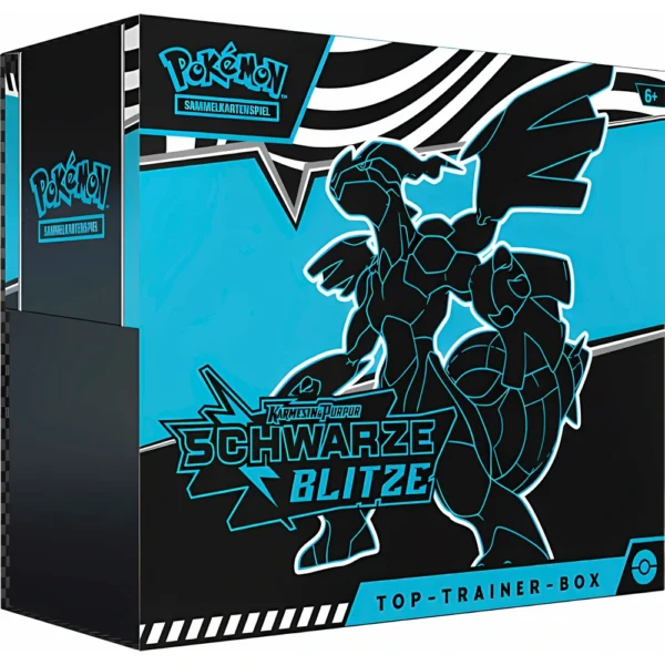 Schwarze Blitze Top-Trainer-Box