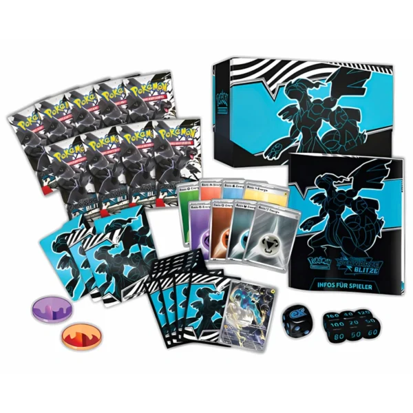 Schwarze Blitze Top-Trainer-Box Inhalt