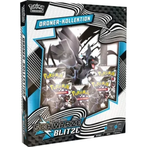 Schwarze Blitze Ordner Kollektion