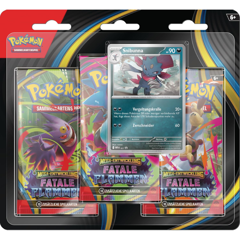 3er-Pack Blister Snibunna